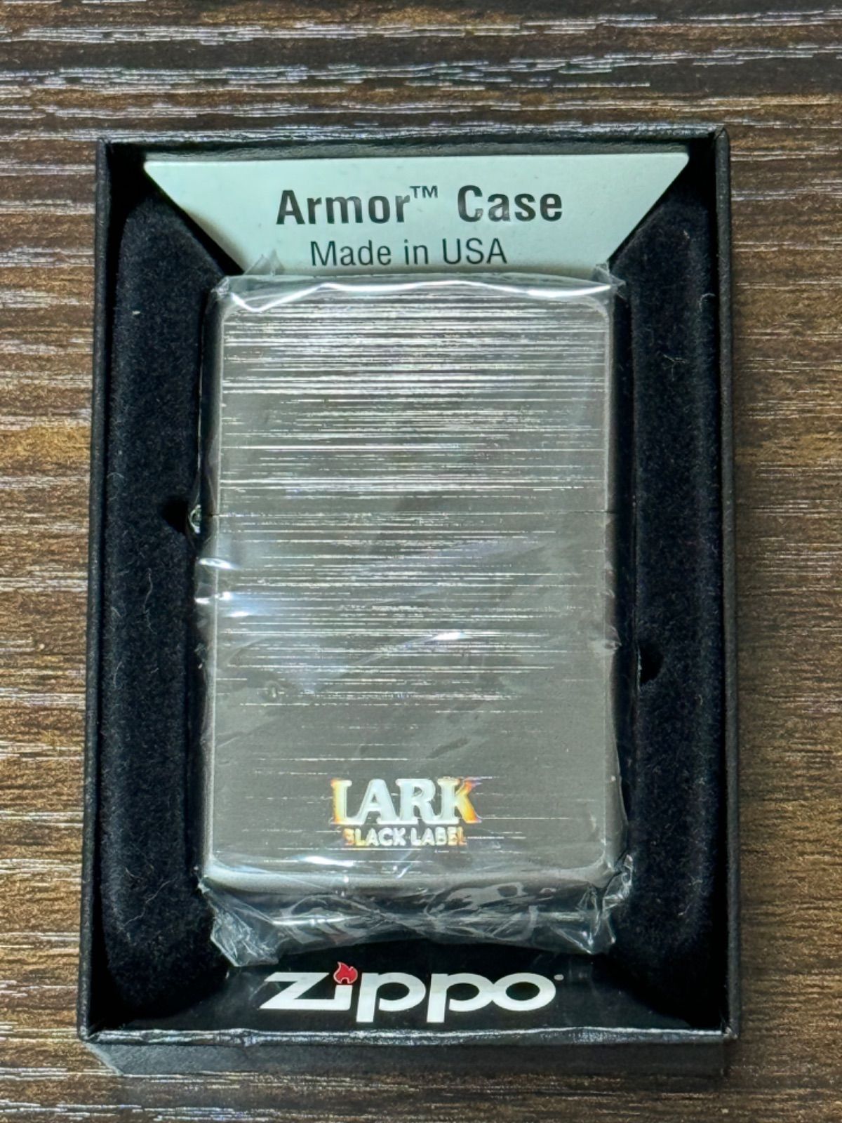 zippo LARK BLACK LABEL Armor Case 限定数 200個 ラーク 希少カラー