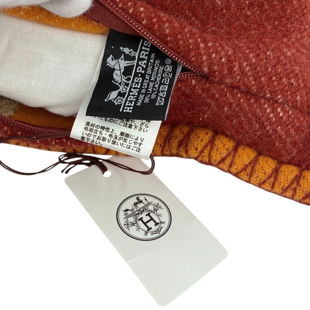□美品□ エルメス グラントゥラララ クッション インテリア ウール