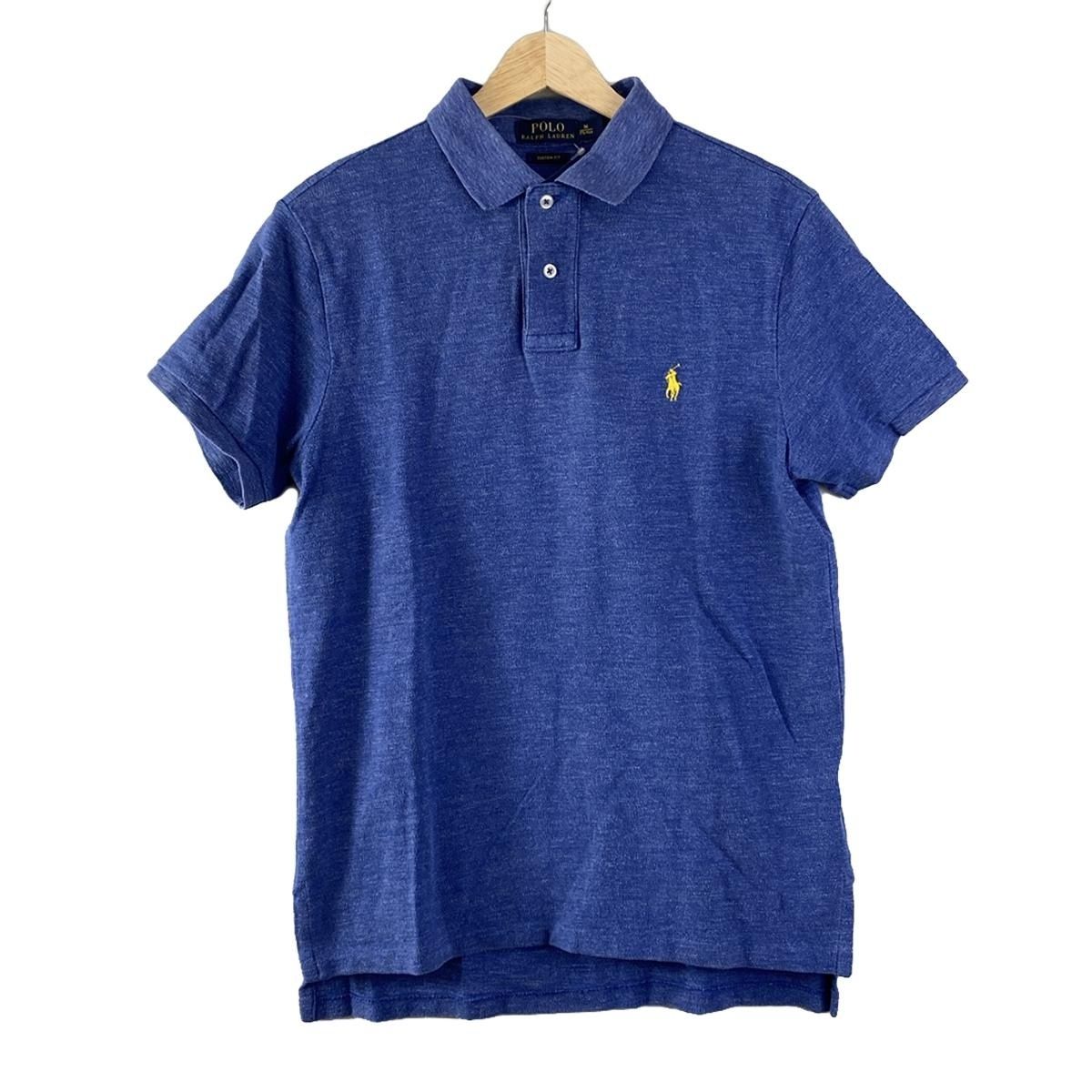 POLObyRalphLauren(ポロラルフローレン) 半袖ポロシャツ サイズM 175/96A メンズ - ブルー