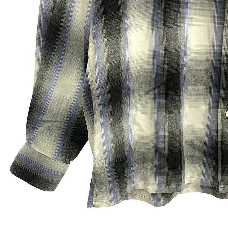 美品】 WACKO MARIA / ワコマリア | 2022AW | OMBRE CHECK OPEN COLLAR