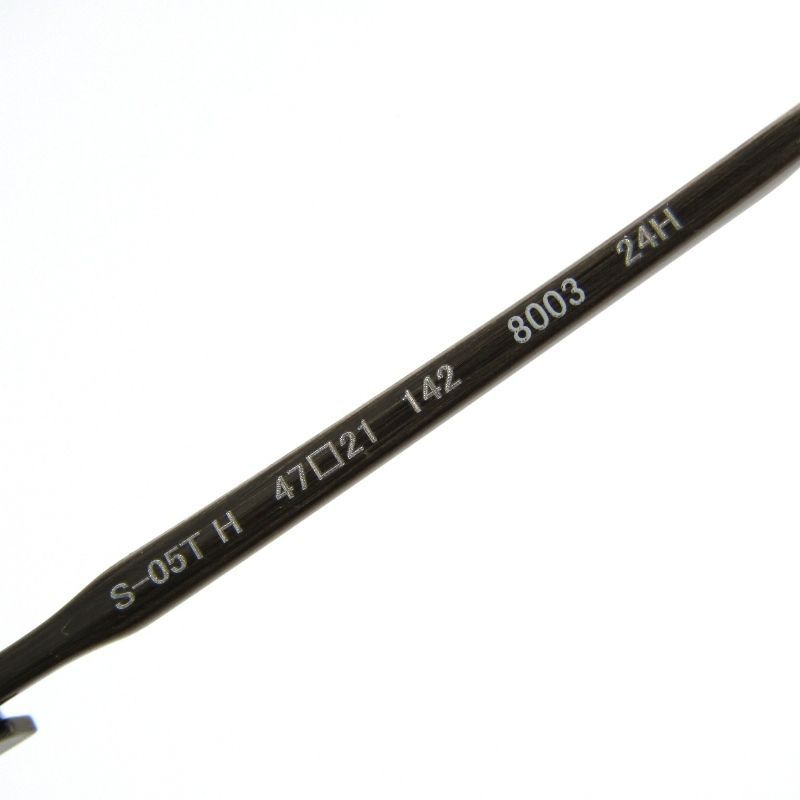 未使用 999.9 フォーナインズ メガネフレーム S-05T H 日本製 HIGH-END  