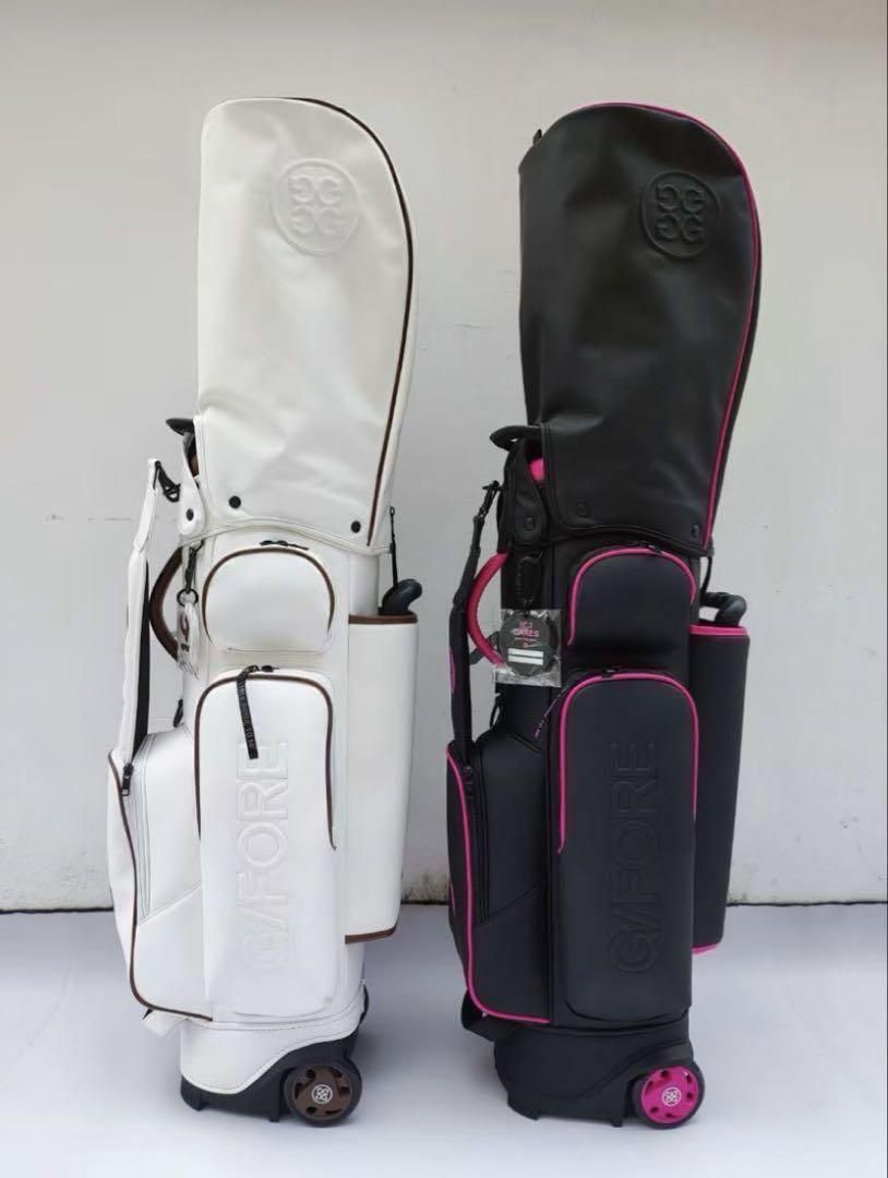 大人気☆ジーフォア 男女兼用 キャディバッグ G/FORE キャスター型