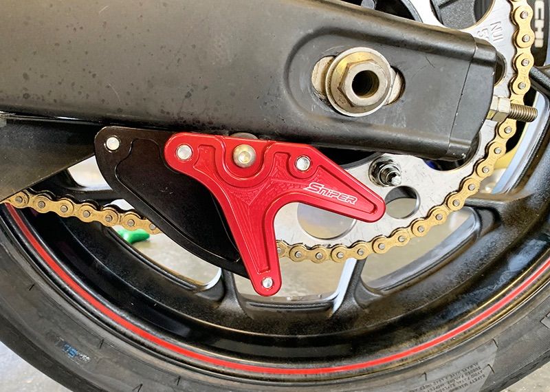 GSX-R125 NINJA250/400 Z250/400 レーシングスタンドフック赤