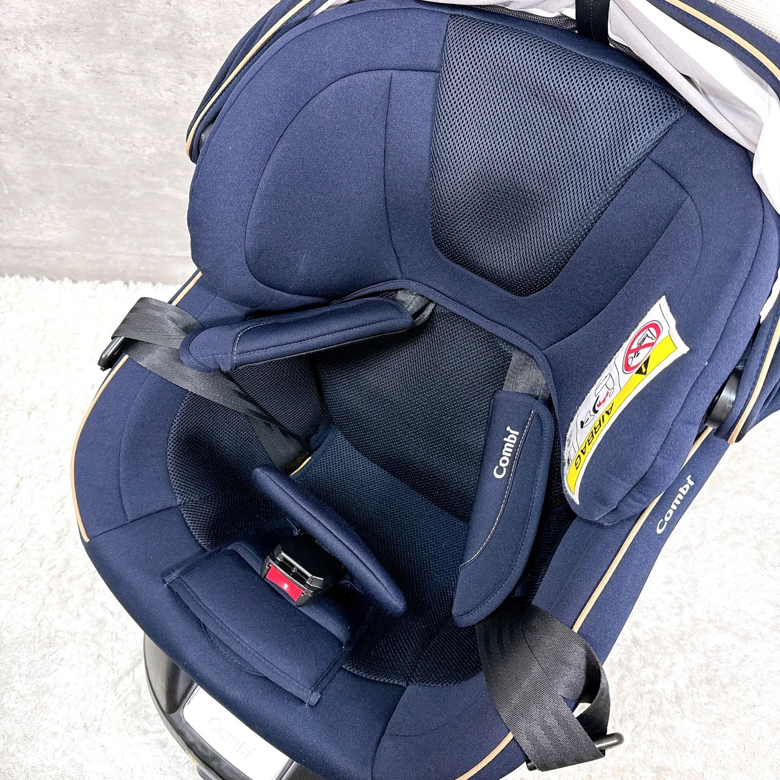 シートベルト固定 ネイビー