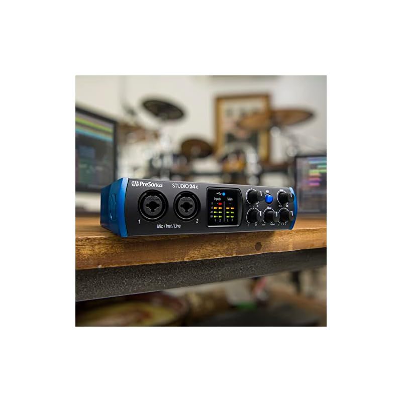 PreSonus Studio 24c オーディオ MIDIインターフェース 24Bit 192kHz 2入出力USB-C互換 Studio One Artistバンドル 1