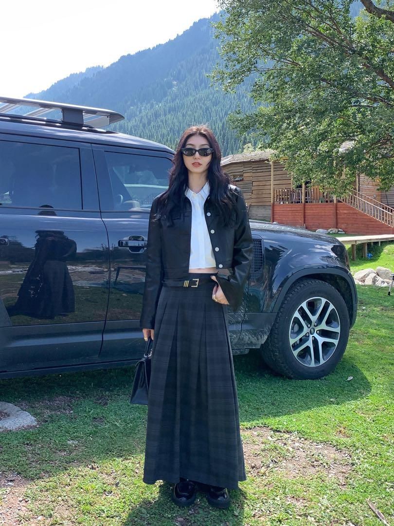 ロングプリーツスカート