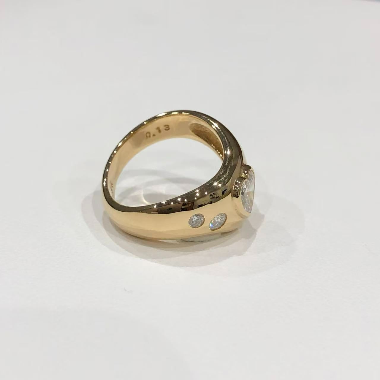 タサキ　K18YG ダイヤモンド　0.13 リング　指輪 タサキ TASAKI リング K18YG ダイヤモンド 0.56ct 0.13ct