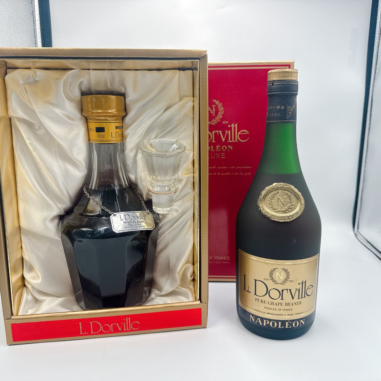 【古酒・未開栓】L.Dorville NAPOLEON DELUXE (特級) 未開栓】L.Dorville NAPOLEON 2点セット - メルカリ