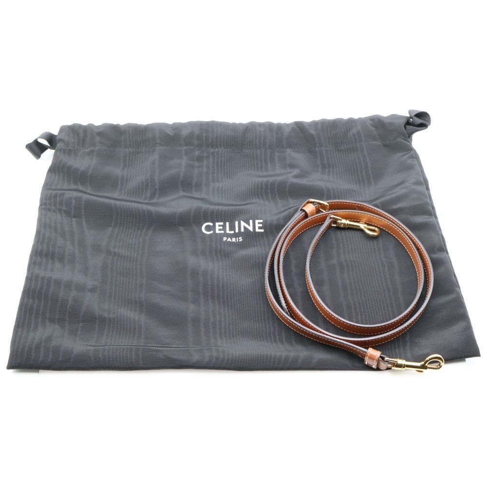 美品！CELINE スモール トリオンフ 2way ショルダー ハンドバッグ CELINE (セリーヌ) トリオンフ スモール 2wayバッグ ショルダー