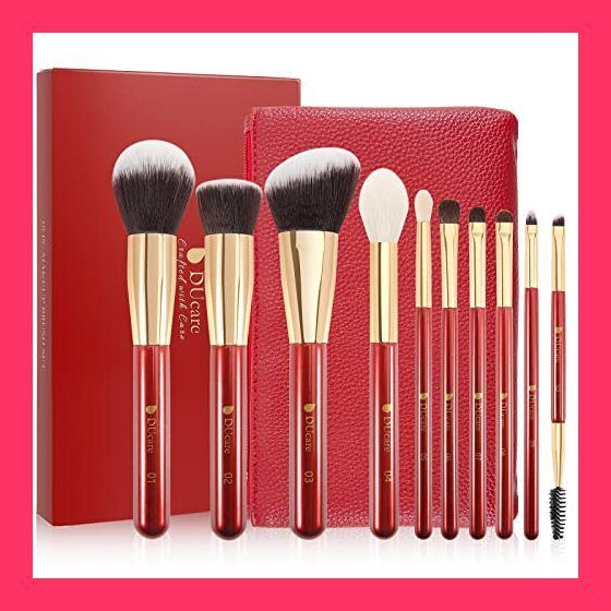 DUcare ドゥケア メイクブラシ 化粧ブラシ 12本セット 収納ケース付き