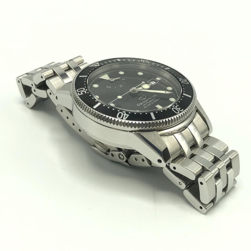 OrientStar 自動巻き 腕時計 シルバー ブラック ORIENT STAR 自動巻き時計 シルバー/ブラック