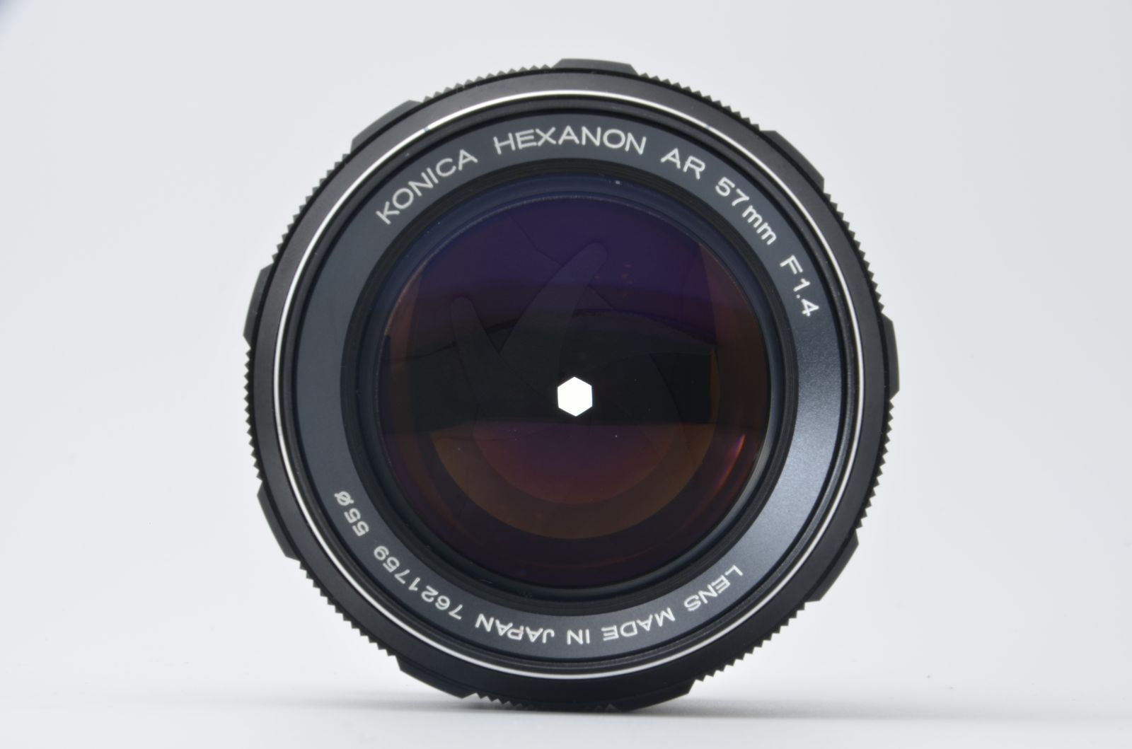 カビ＆曇り無し カビ＆曇り無し 良品 Konica HEXANON 57mm F1.4