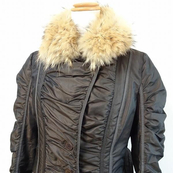 wnc シトラスノーツ cITRuSnOTES ダウンコート 38 ブロンズ系 カーキ