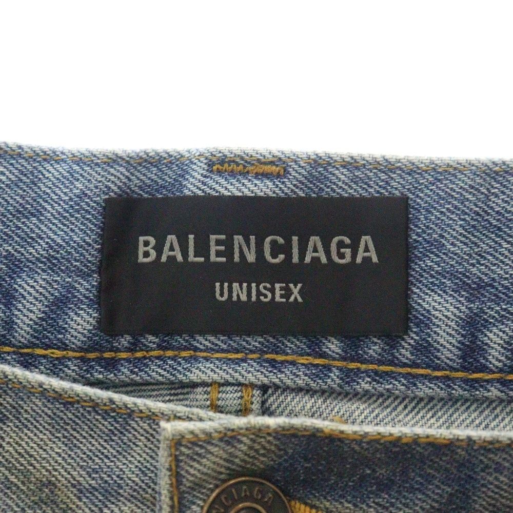 BALENCIAGA 22AW プルオーバーデニム インディゴ サイズ1 BALENCIAGA 22AW プルオーバーデニム インディゴ サイズ1