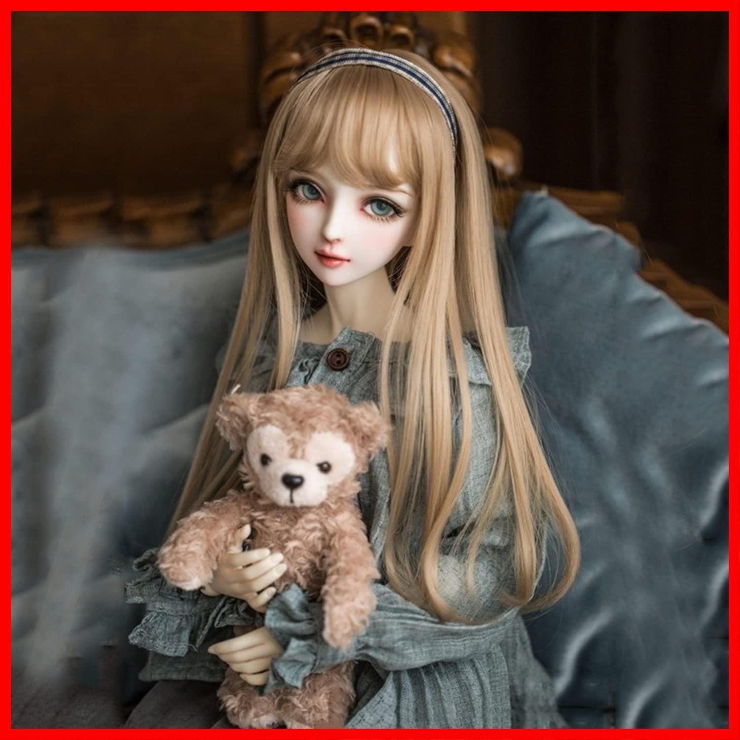 ドールウィッグ BJD SD 1/3 ドール用 ウィッグ 8インチ ゆる