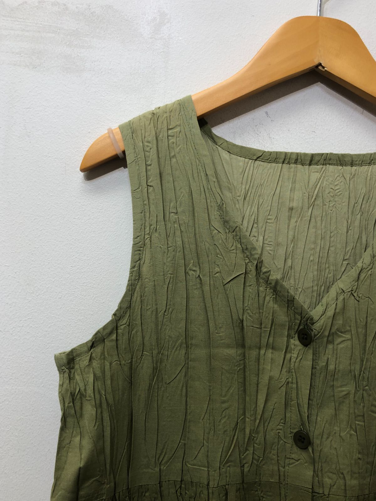 イッセイミヤケ プリーツプリーズ ノースリーブ チュニック ワンピース