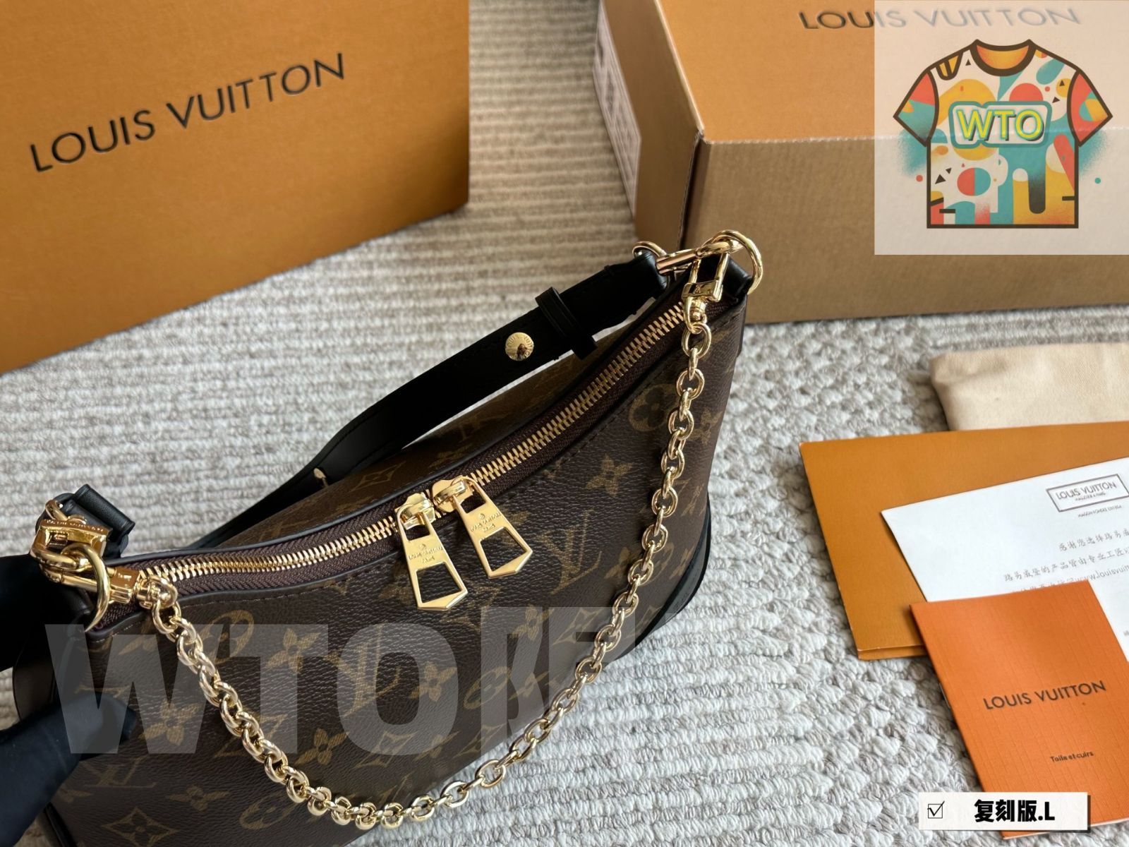 今日WTO】LV ルイ・ヴィトン ブーローニュ シリーズ ケース付き