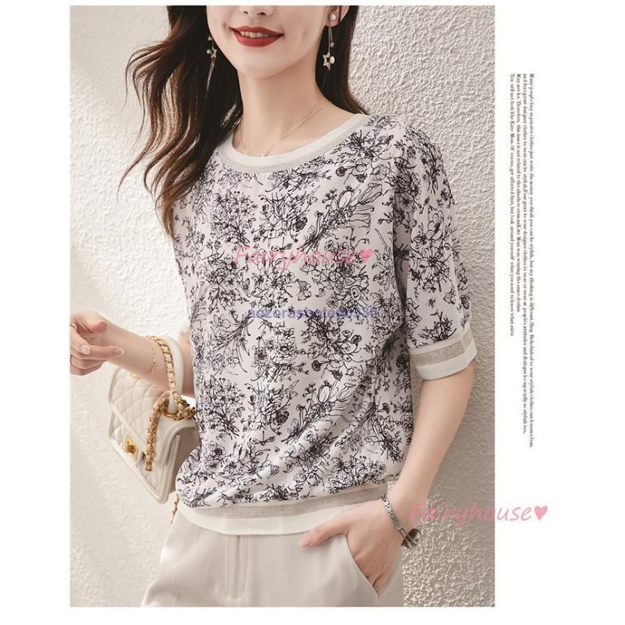 Tシャツ レディース 40代 春夏新作 オシャレブラウス プリントTシャツ 半袖トップス レションTブラウス 大人 通勤 ゆったりTシャツ 韓国風 30代 50代 楽天市場】Tシャツ レディース 40代 春夏新作 オシャレブラウス