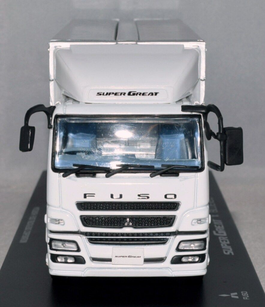 非売品　三菱ふそう 1/43ディーラーBOX スーパーグレートミニチュアカー 非売品 三菱ふそう 1/43ディーラーBOX スーパーグレート