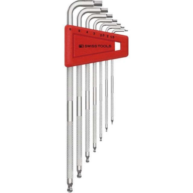 PB SWISS TOOLS 3212.LH-6 ローレット入六角レンチセット (パックナシ