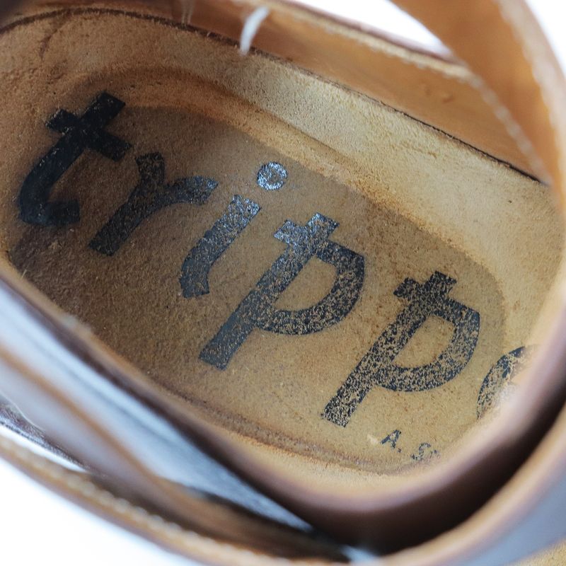 トリッペン trippen VIVIENNE クロスストラップ レザーシューズ