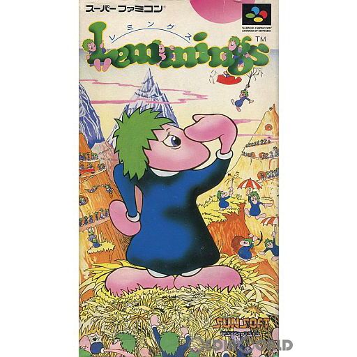 スーパーファミコンソフト レミングス(Lemmings) サンソフト
