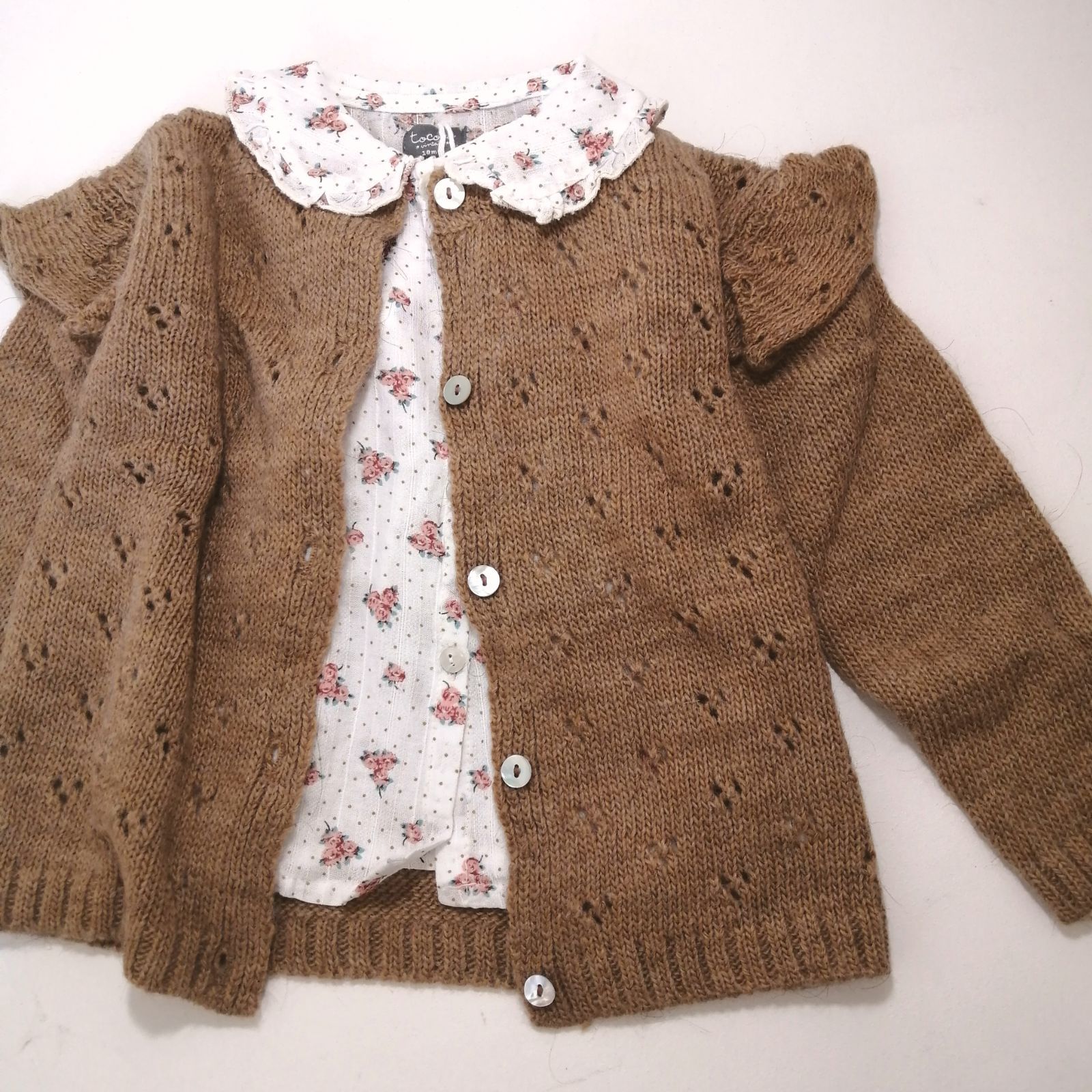 tocotovintage ベージュ カーディガン トコトヴィンテージ - メルカリ