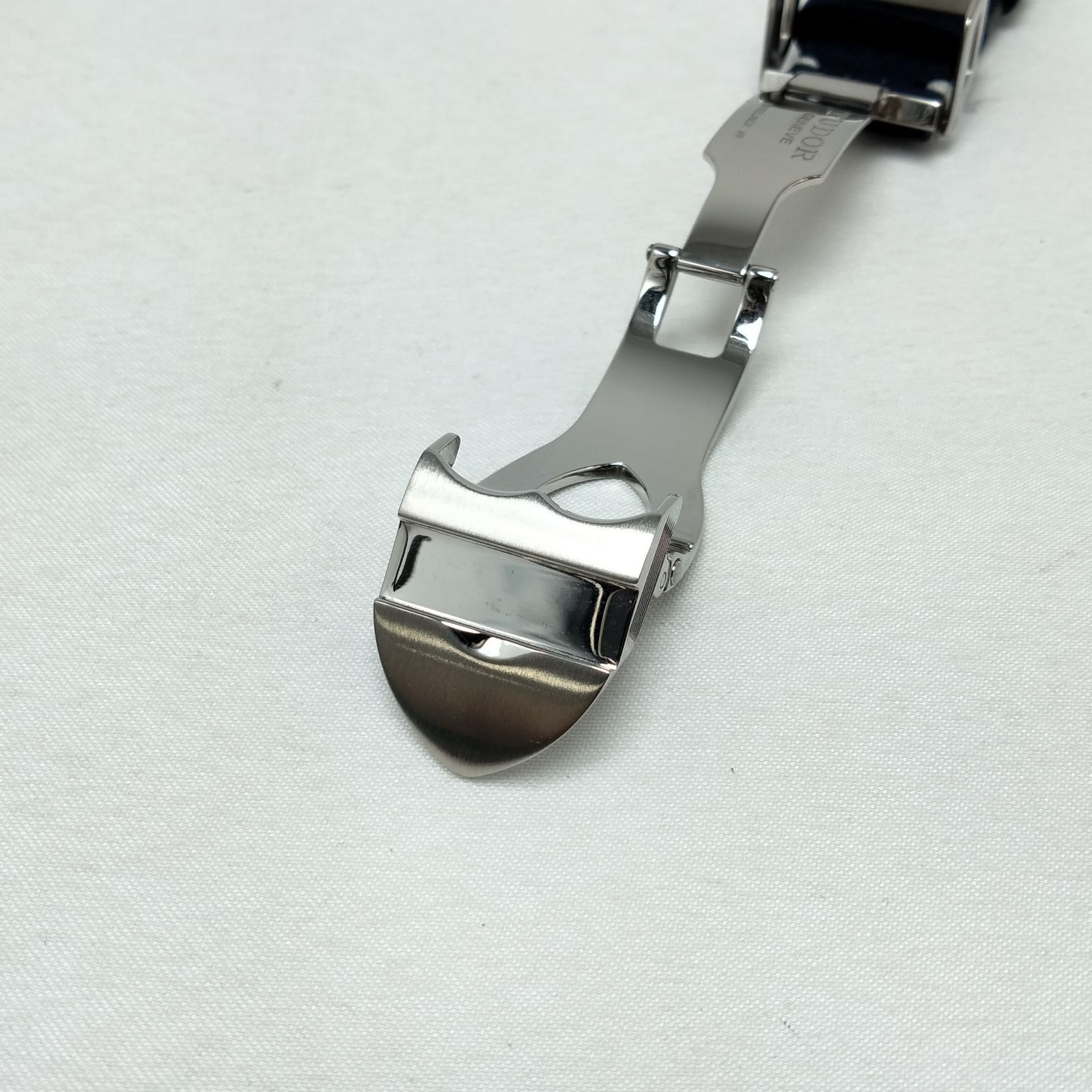 グランドセイコー 純正革ベルト 18mm クロコダイル ブラック 玉