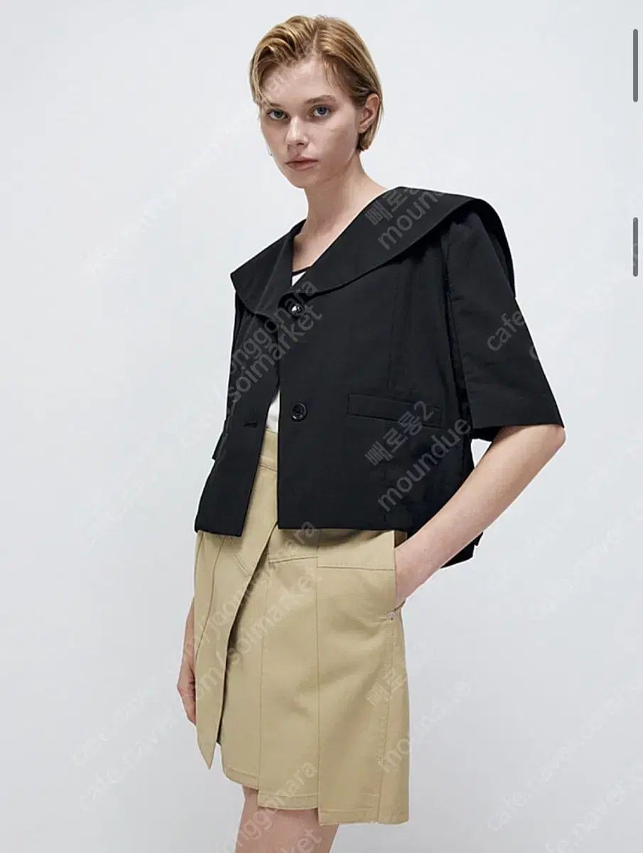 美品 Seraphine ミッドウェイトマタニティベビーコート ネイビー