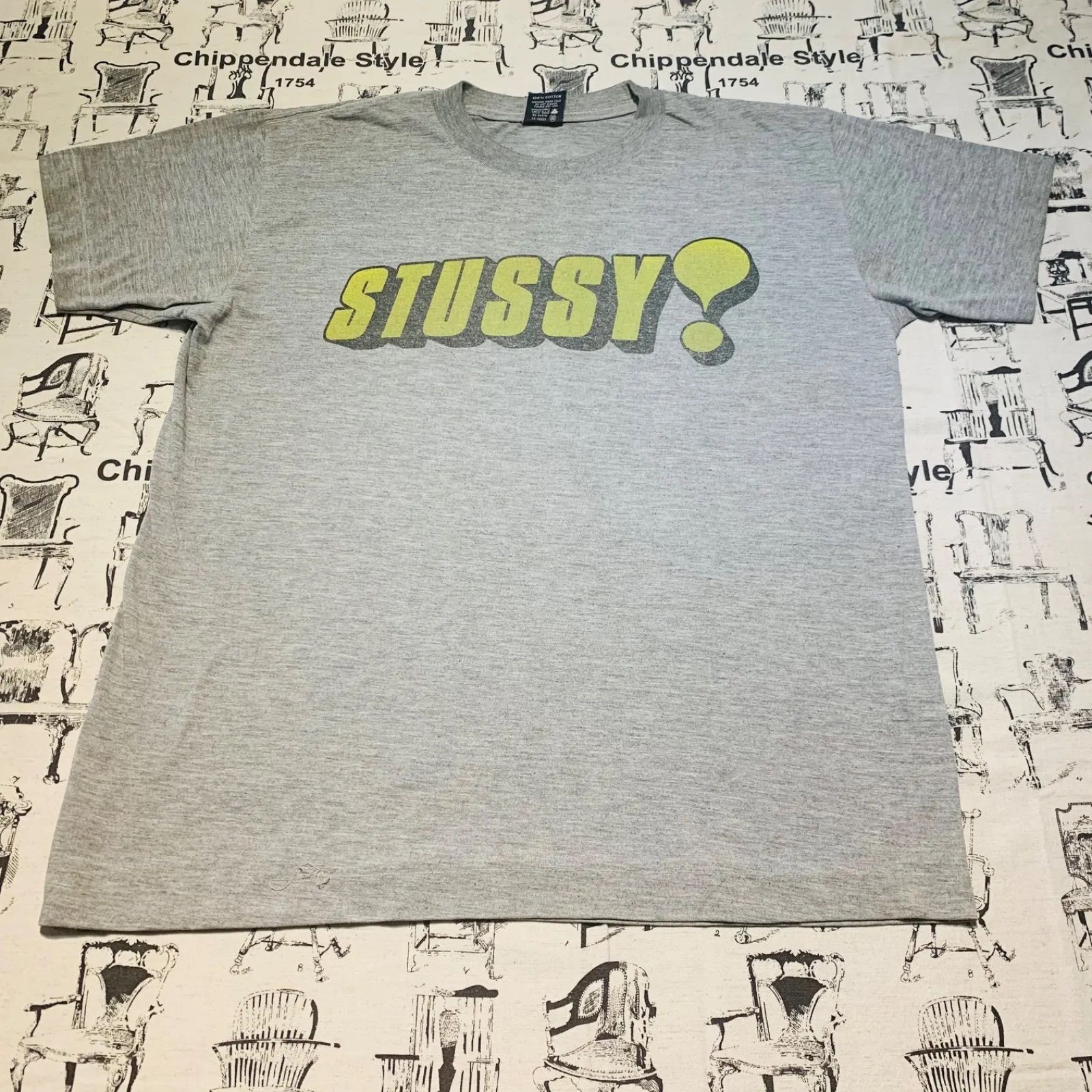 MLB - ヴィンテージ USA製　MLB　Tシャツ シングルステッチ　ジャイアンツ　刺繍 NO.12 90s OLD STUSSY 紺タグ BIG LOGO TEE M ビッグロゴTシャツ