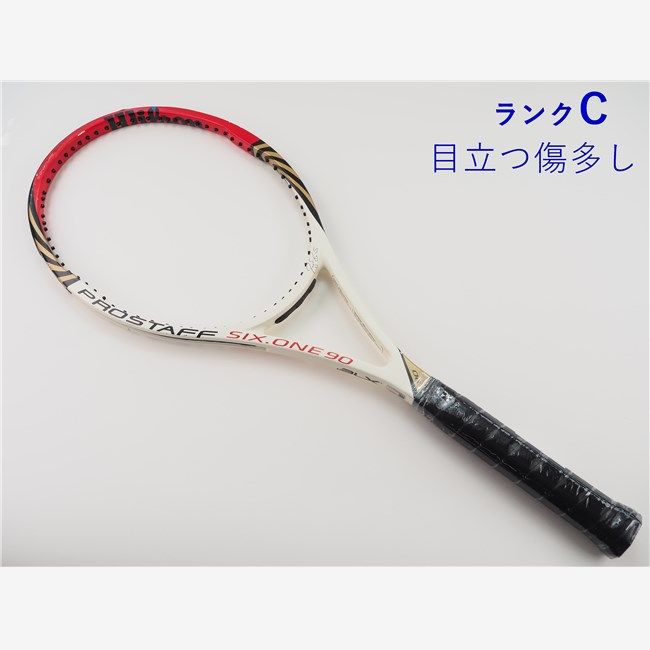テニスラケット ウィルソン プロ スタッフ シックスワン 90 2012年モデル トップバンパー割れ有り G3 WILSON PRO S c25090438c