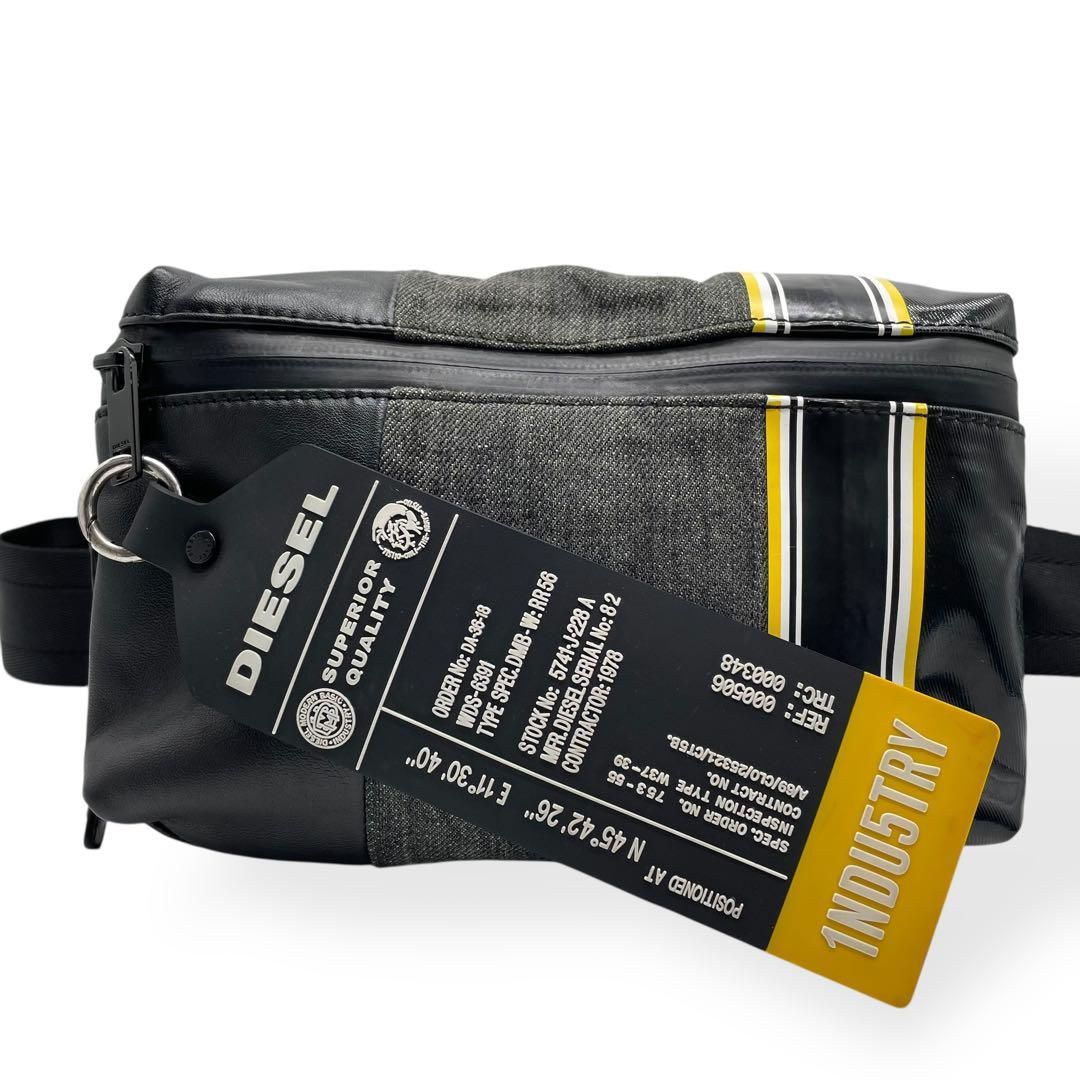 未使用級　極美　DIESEL ディーゼル　ボディーバッグ　ブラック　ナイロン　黒 未使用級】DIESEL ディーゼル ボディバッグ ショルダーバッグ