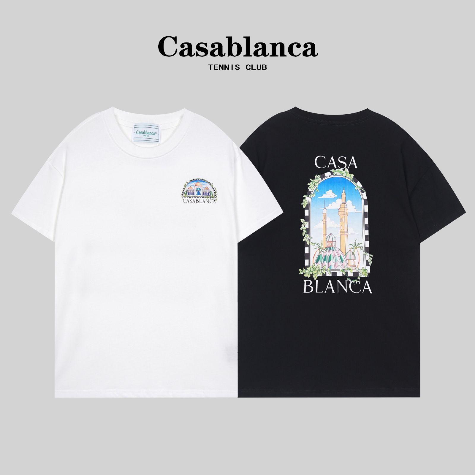 Casablanca カサブランカ カジュアル Tシャツ 半袖 新品 男女兼用 夏#C3 - メルカリ