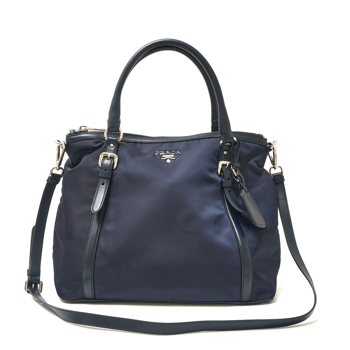 最終値下げPRADA ネイビーショルダーバッグ PRADA ネイビー ショルダーバッグ 【最終お値下げ】PRADA ショルダー