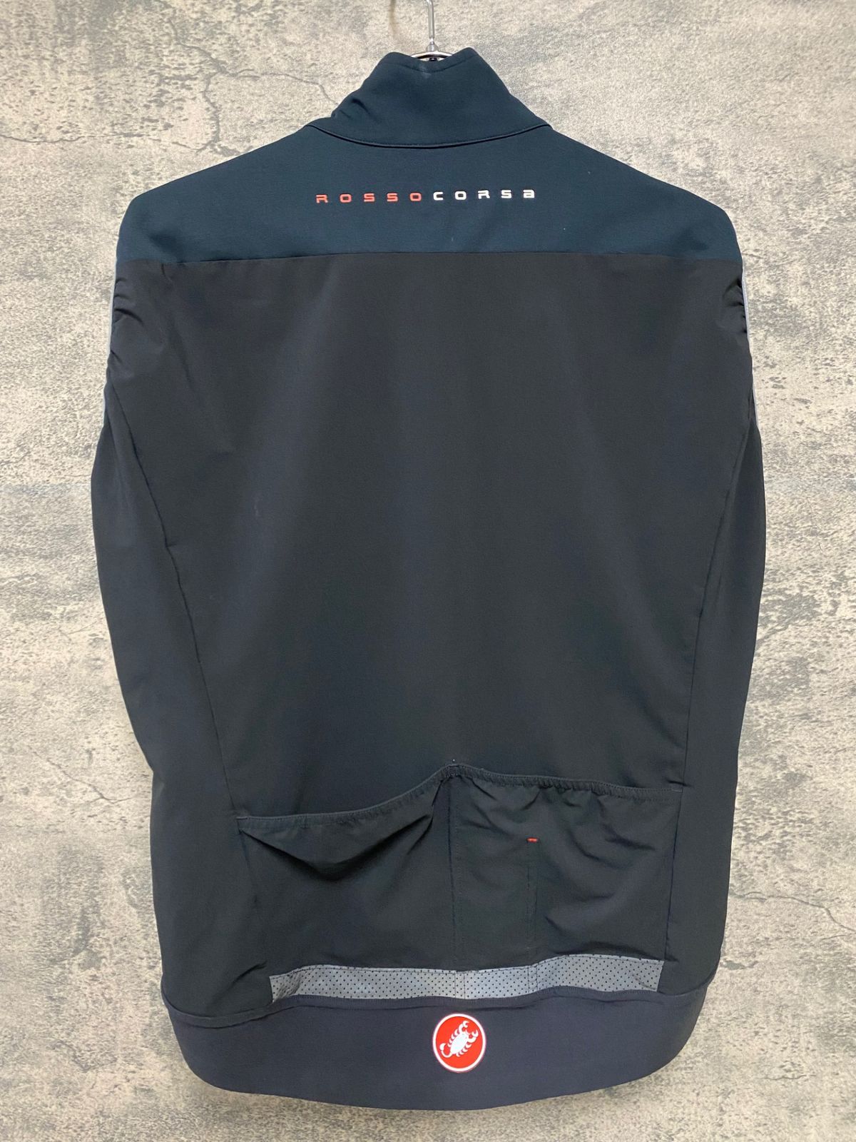 JG410 カステリ CASTELLI ROSSOCORSA サイクルベスト ジレ 黒 L