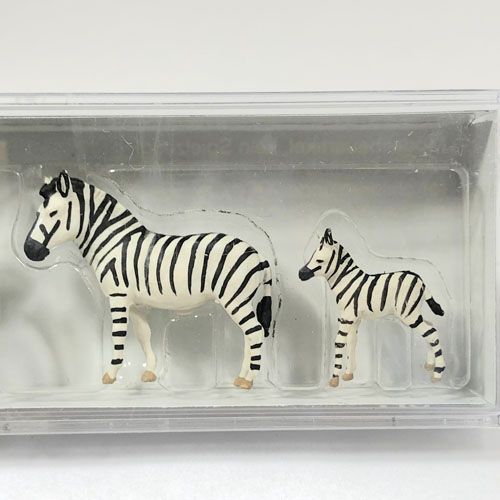 プライザー シマウマ 親子(20387) Preiser 1/87 箱庭 ミニチュア