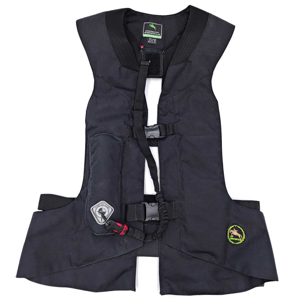 ヒットエアー H-V エアバックベスト エアーイノベーション プロテクター 2 XL-4 XL ブラック メンズ hit-air 乗馬 馬術 おまけ 乗馬をはじめよう