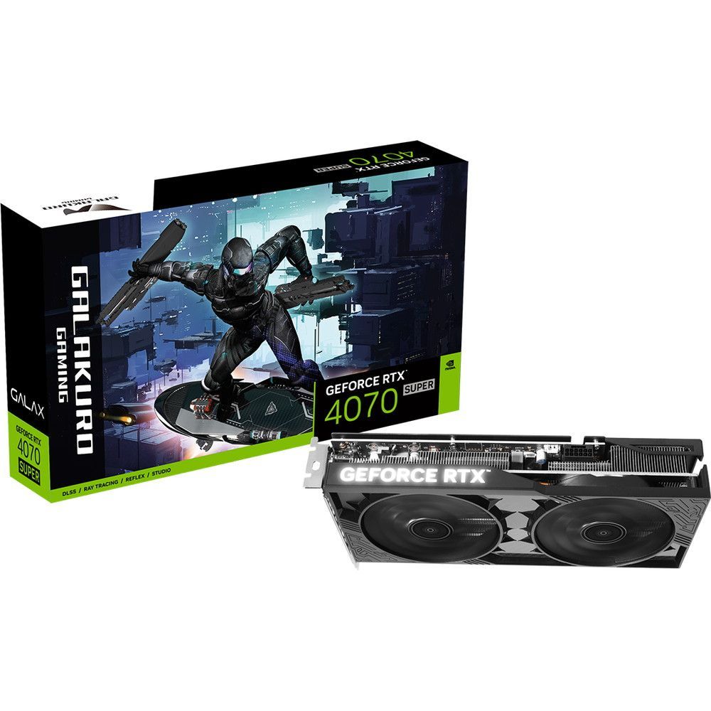 新品保証付 玄人志向 GALAKURO GAMING NVIDIA GeForce RTX 4070 Super 