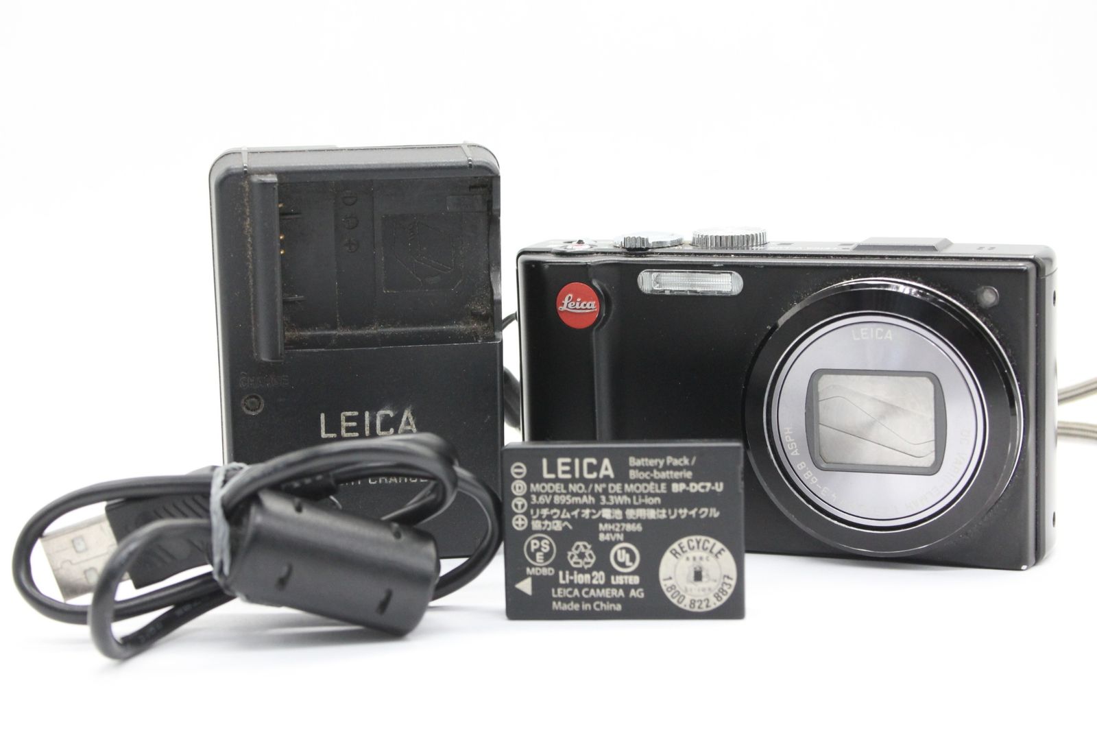 返品保証】 ライカ Leica V-LUX 30 ブラック バッテリー チャージャー