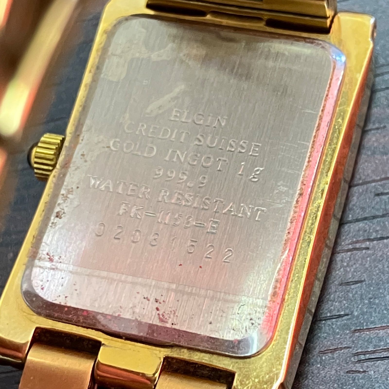 不動品／純金インゴット】ELGIN × Credit Suisse ゴールド