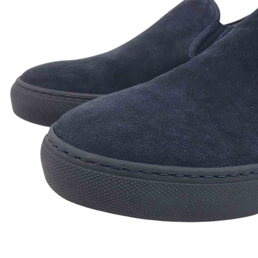 モンクレール　スウェードレザースニーカー　サイズ41 26cm ネイビー モンクレール スウェードレザースニーカー サイズ41 26cm