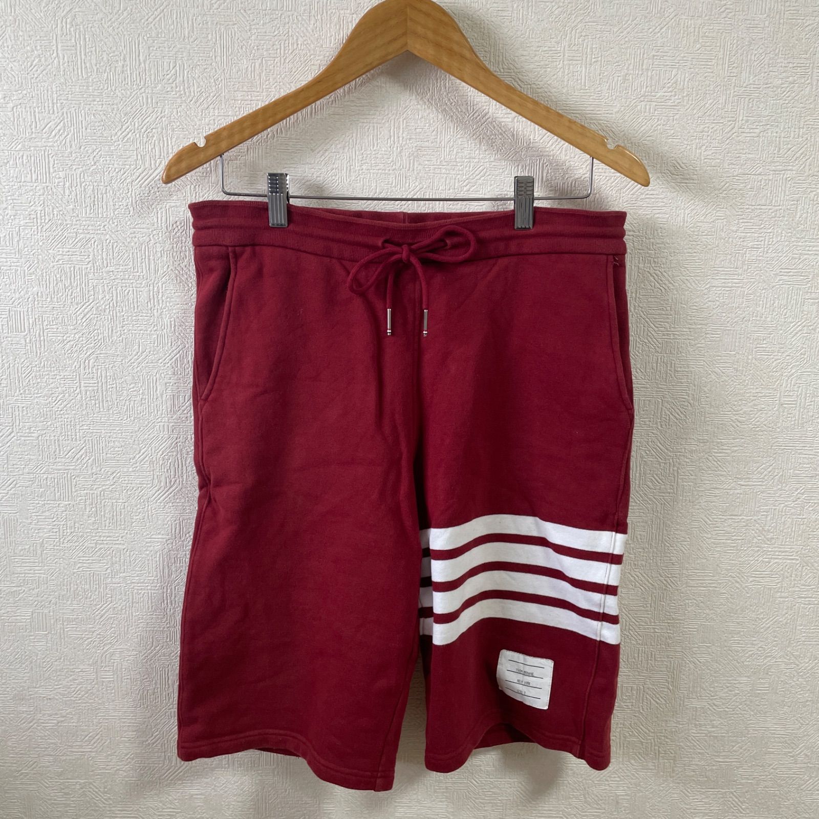 美品】THOM BROWNE (トムブラウン) 4BAR クラシックスウェットショーツ