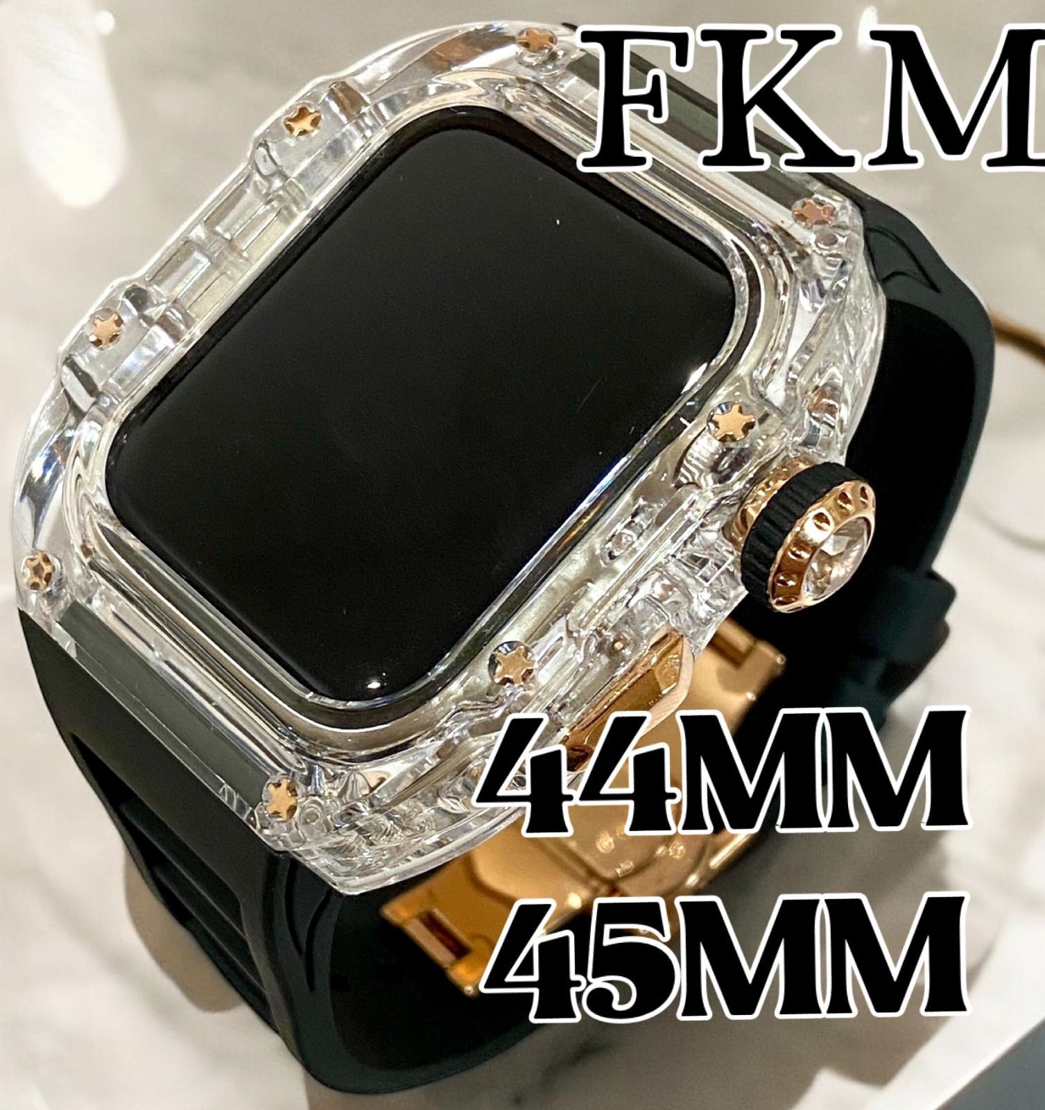 AppleWatch アップルウォッチバンド ラバーベルトカバー