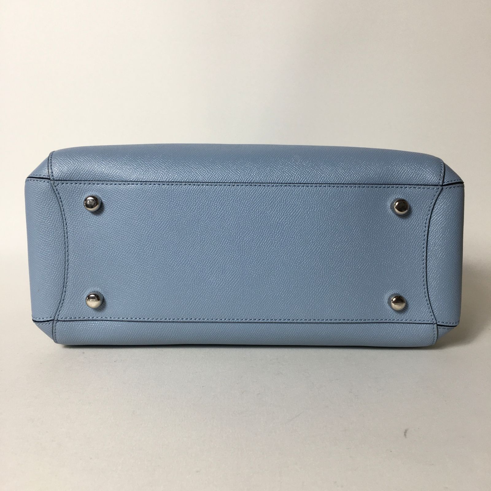 2508-18｜美品｜コーチ 2WAY ハンドバッグ レザー ライトブルー 2508-18｜美品｜コーチ 2WAY ハンドバッグ レザー ライトブルー