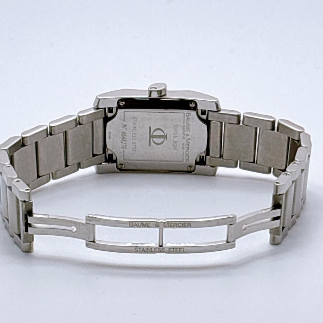 349 ボーム&メルシエ 65488 ディアマント デイト スクエア 腕時計