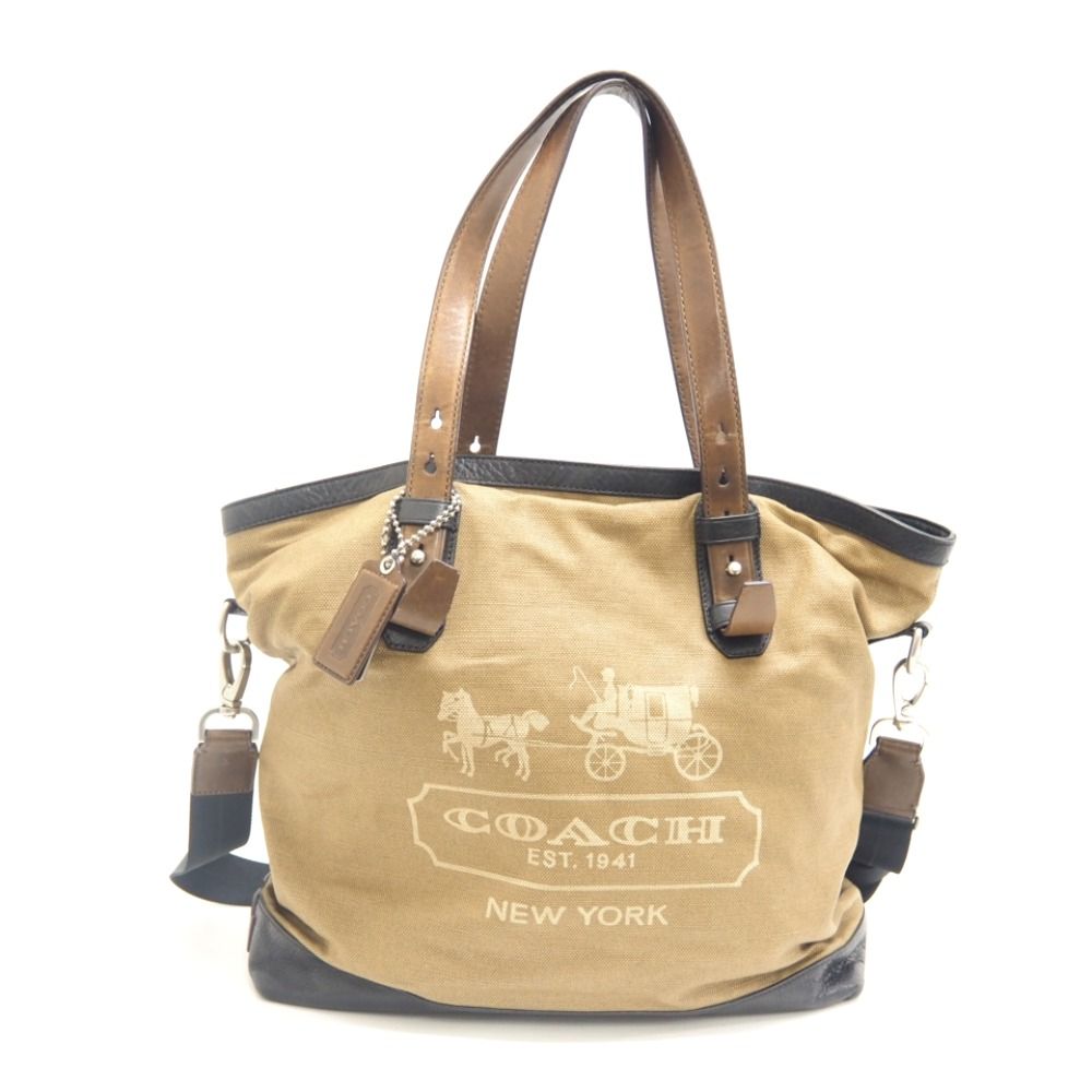 COACH/コーチ 70607 2WAY トートバッグ ブラウン 男女兼用 COACH/コーチ 70607 2WAY トートバッグ ブラウン 男女兼用