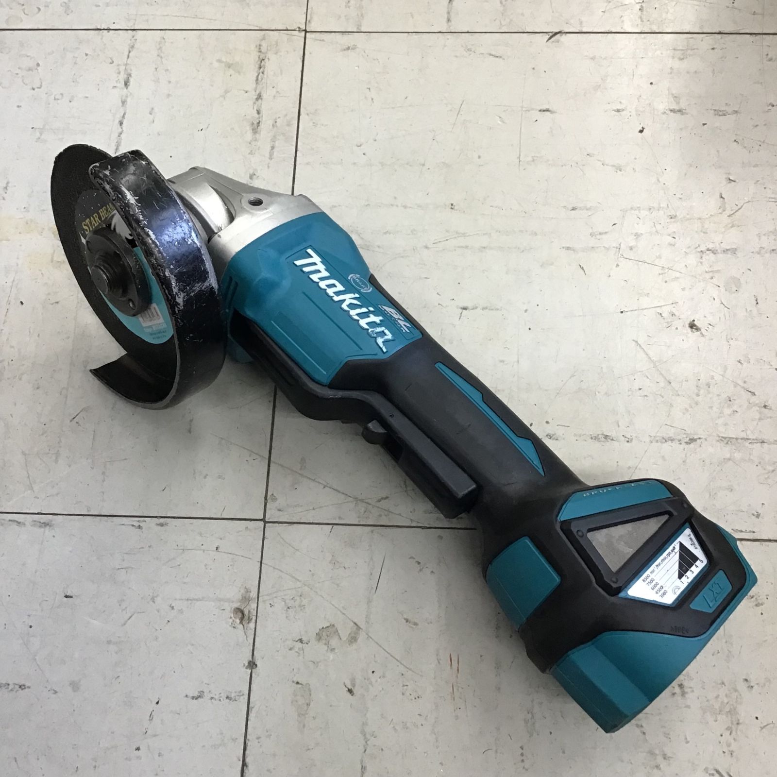 中古 makita マキタ 充電式ディスクグラインダ GA408D 
