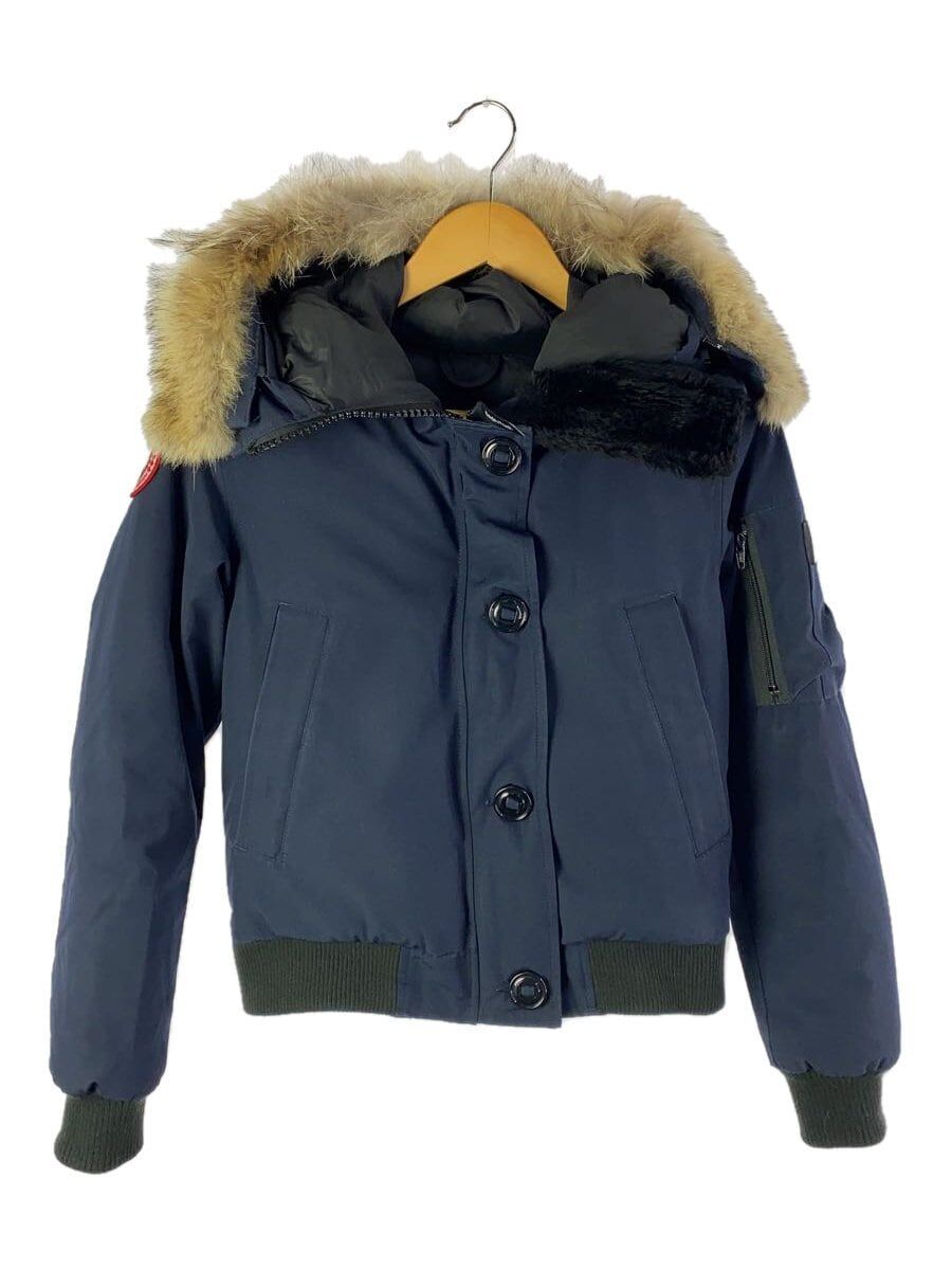 CANADA GOOSE ダウンジャケット XS ポリエステル ネイビー 7967JL - メルカリ