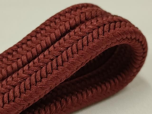 平和屋着物● 上 有職組紐道明 帯締め 冠組 葡萄茶色 宮内庁御用 国立博物館御用 東京芸術大学御用 AABB3775ay