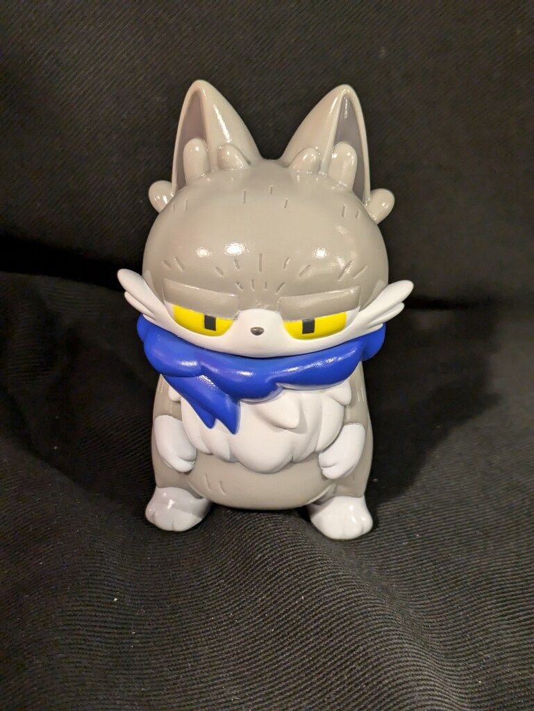more-cats もあねこ　 　ハイロ　あいす　ソフビ more-cats もあねこ ハイロ あいす ソフビ万博 玩具万博 - メルカリ